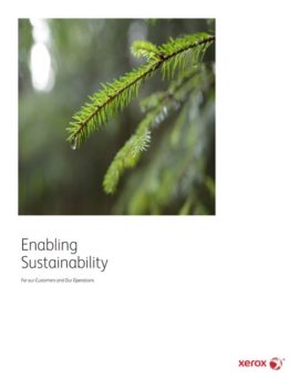 Enabling Sustainability, recycle, go green, print releaf, Xerox, Environment, Data Matrix