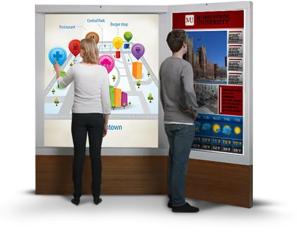Interactive, Digital Signage, Toshiba, Data Matrix