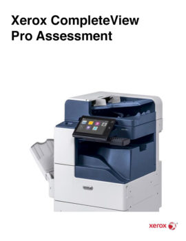 CompleteView Pro, Assessment, Xerox, Data Matrix