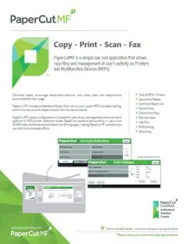 Papercut, Mf, Ecoprintq, Data Matrix