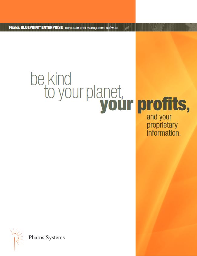 Pharos, Blueprint, Enterprise, MPS, MDS, Toshiba, Data Matrix