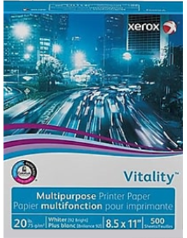 Xerox Paper, multipurpose, Vitality, Data Matrix
